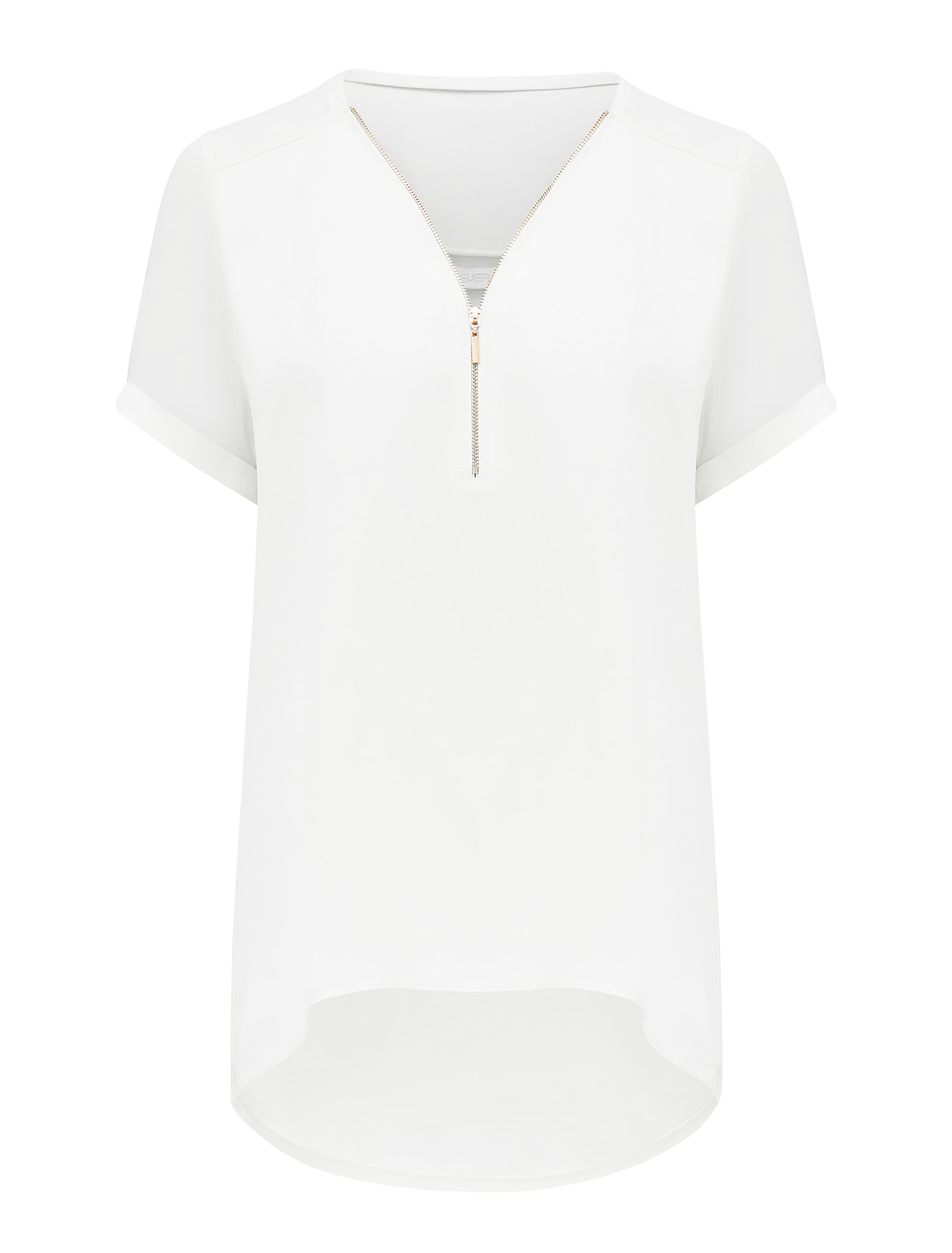Poppy Zip Front Tee Porcelain_mannequin