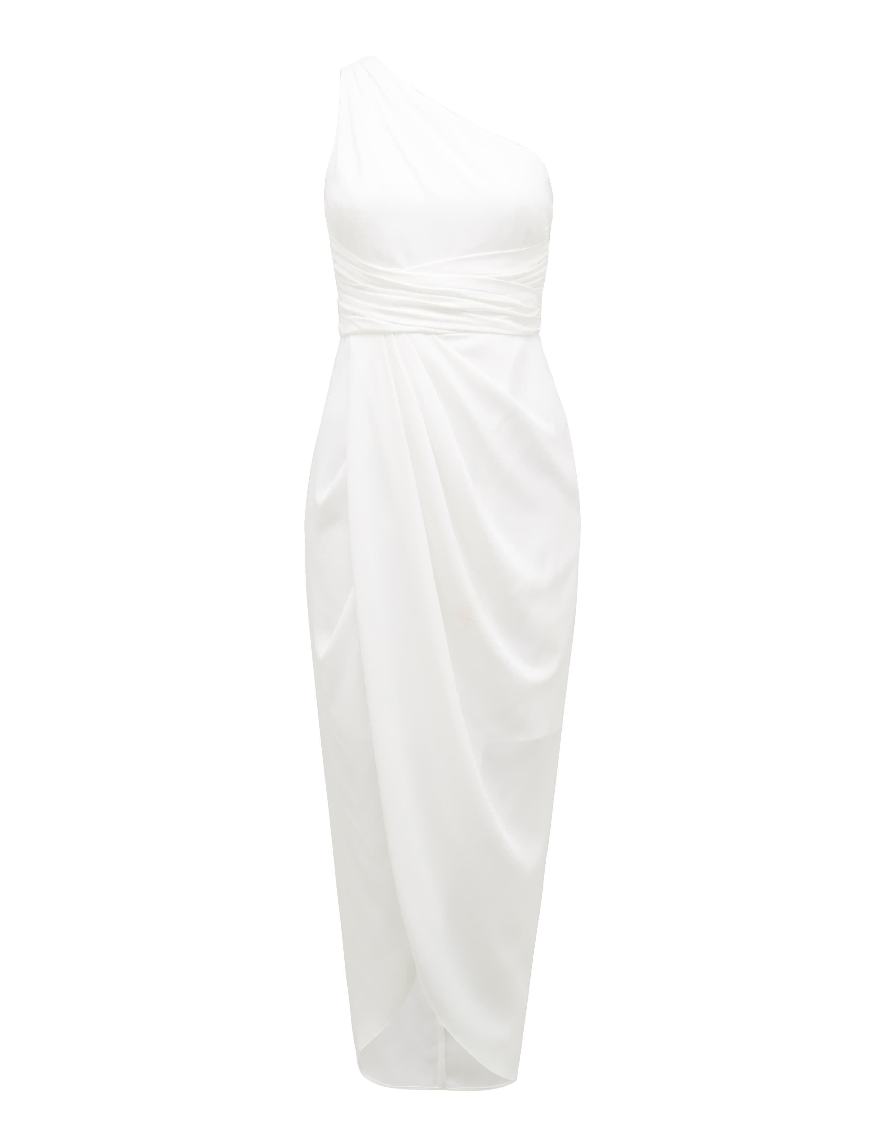 Mandy One Shoulder Drape Maxi Dress Porcelain_mannequin