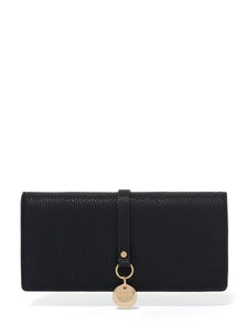 Josie Disc Foldover Wallet Black_mannequin