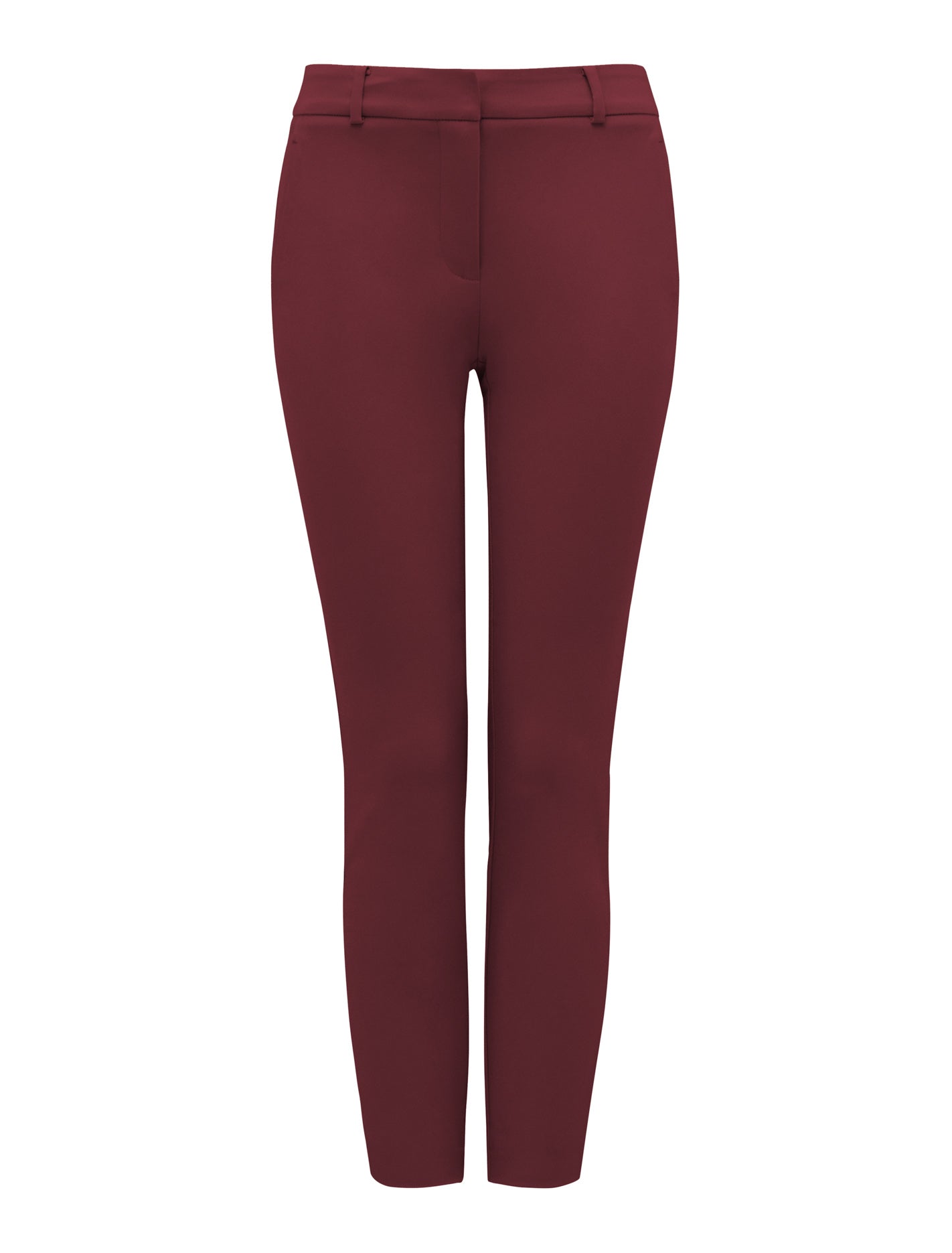 Grace 7/8th slim pants Wine_mannequin