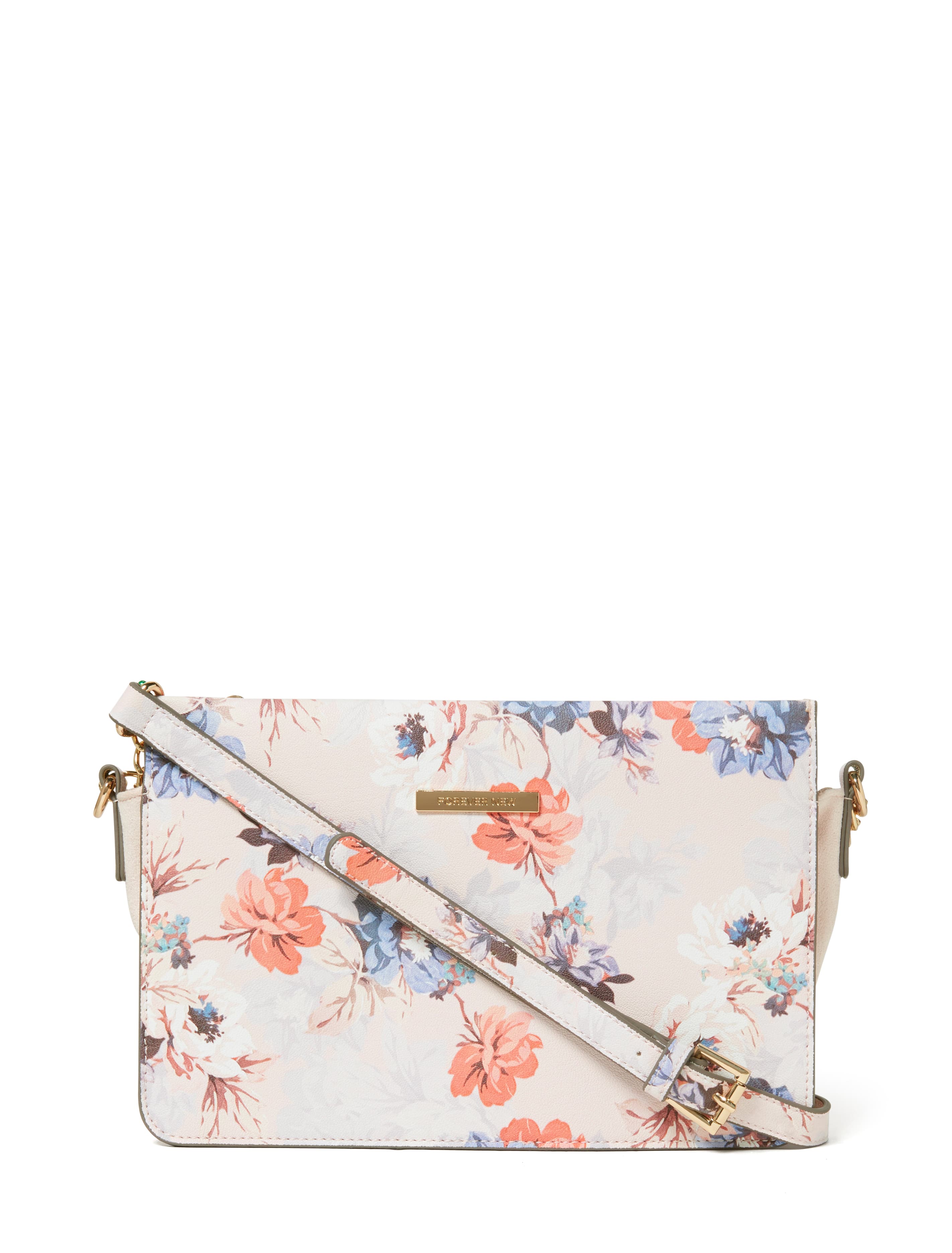 Katie Printed Xbody Bag Vintage Floral_mannequin