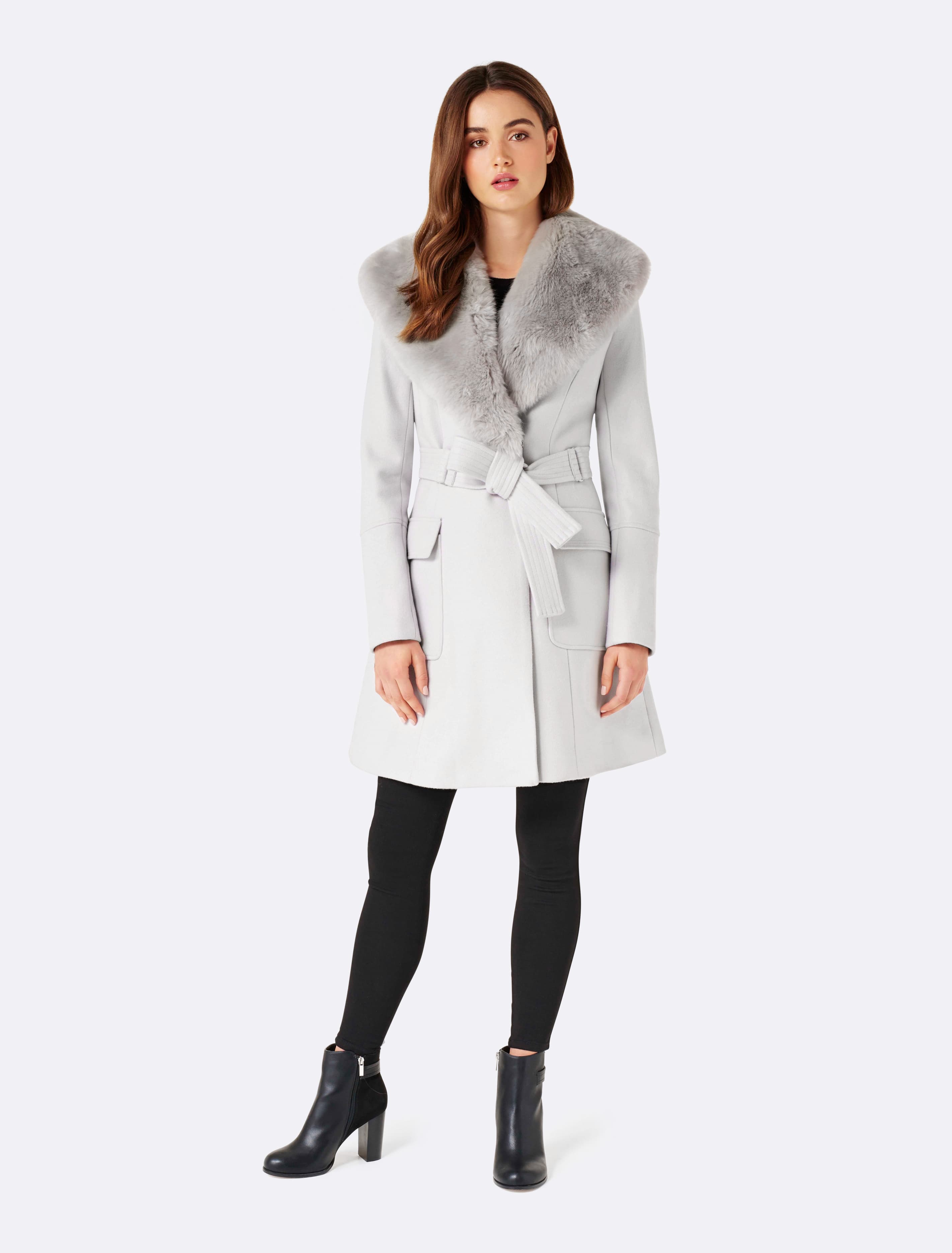 Donna Skirt Coat Soft Grey