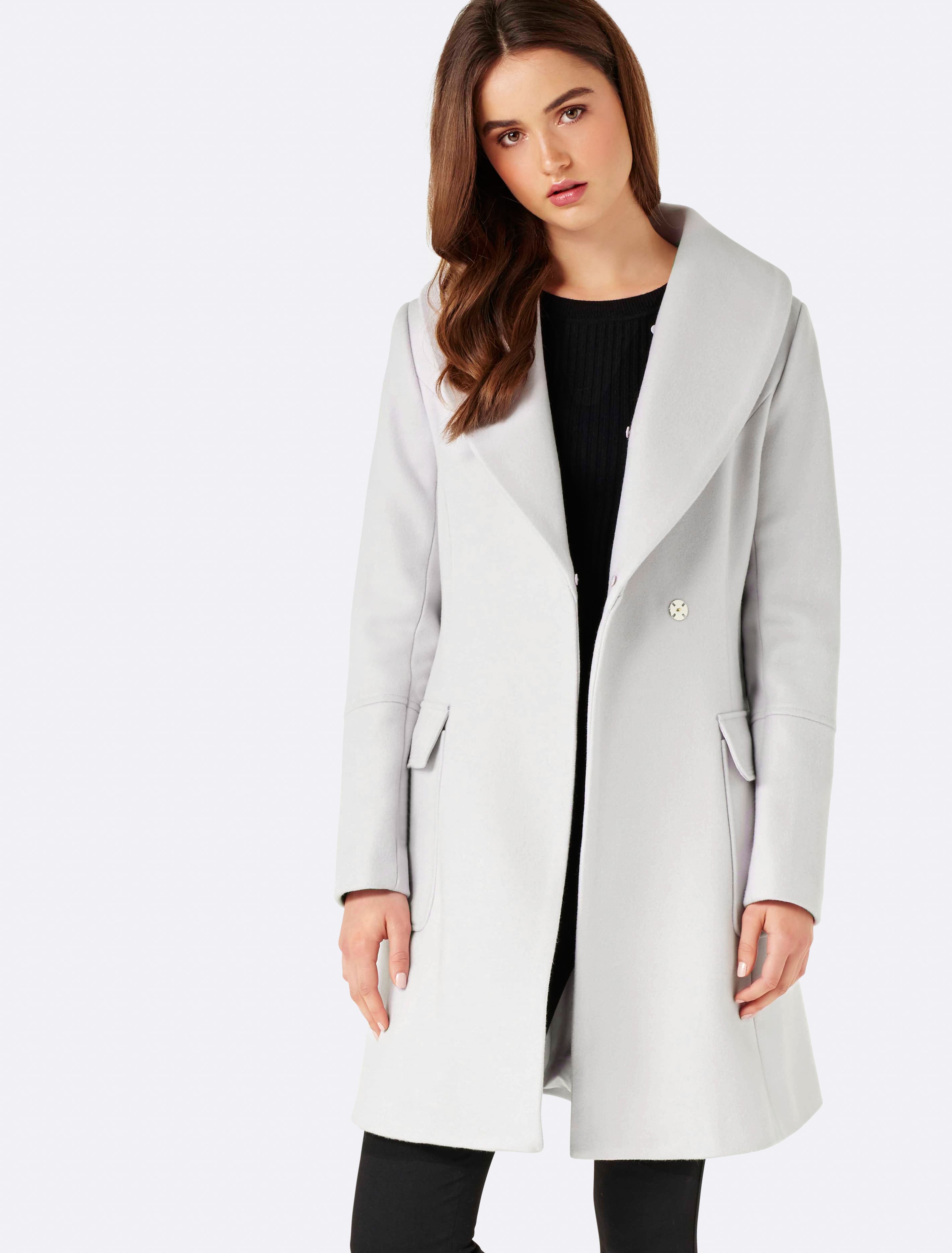 Donna Skirt Coat Soft Grey