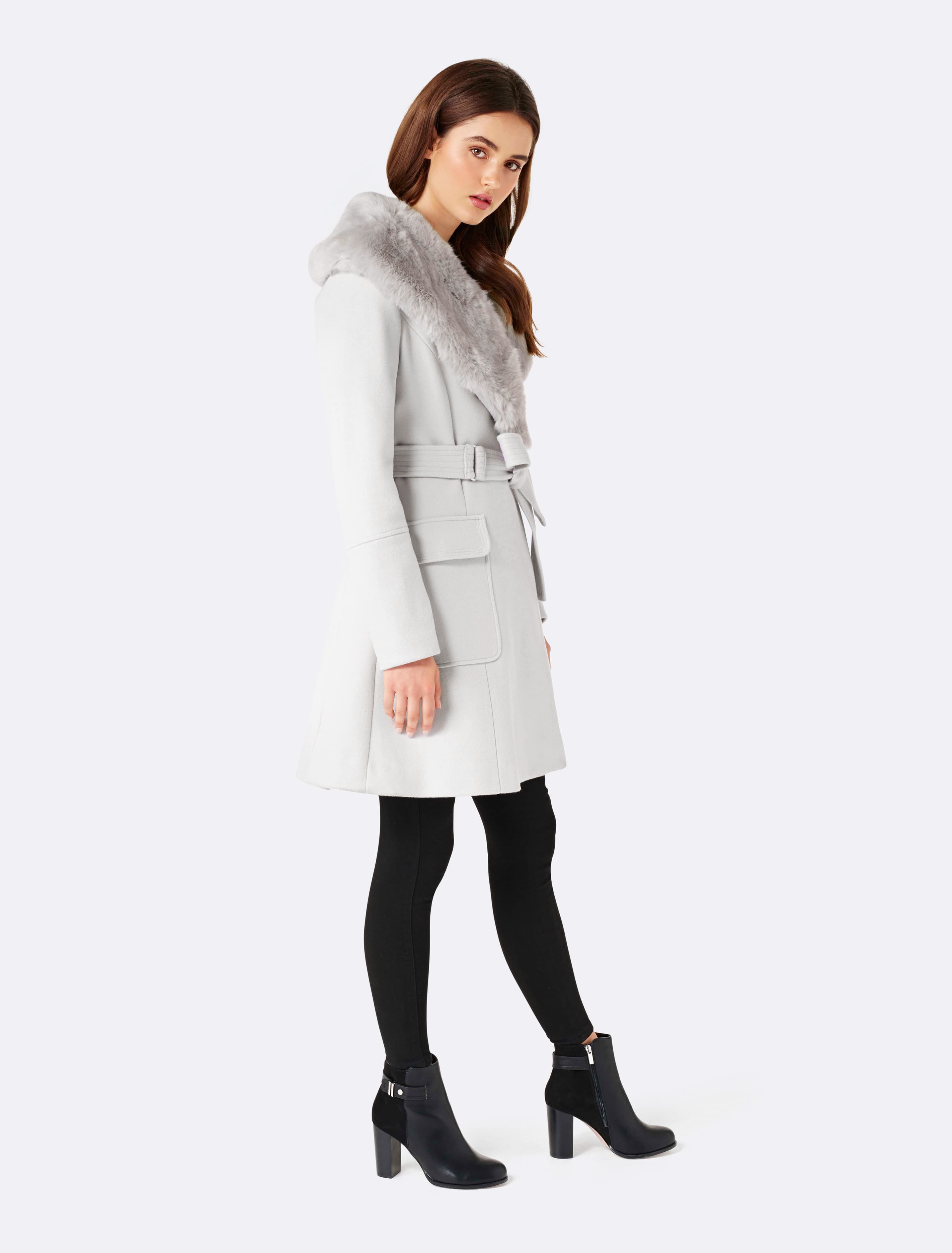 Donna Skirt Coat Soft Grey