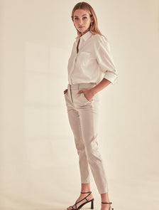 Grace 7/8th Slim Pants Dove Grey
