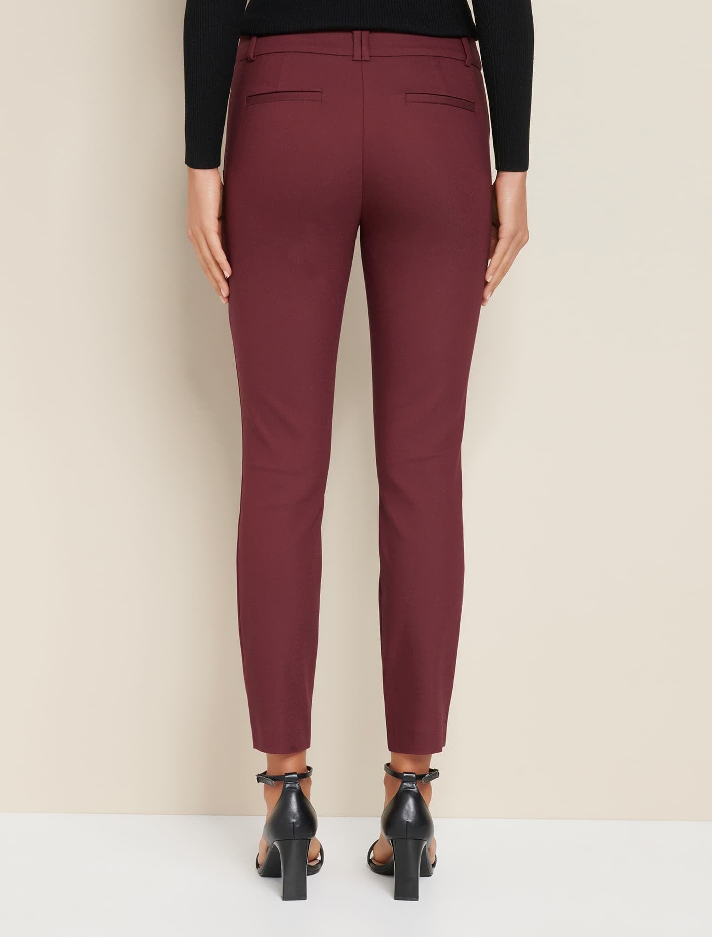 Grace 7/8th slim pants Wine