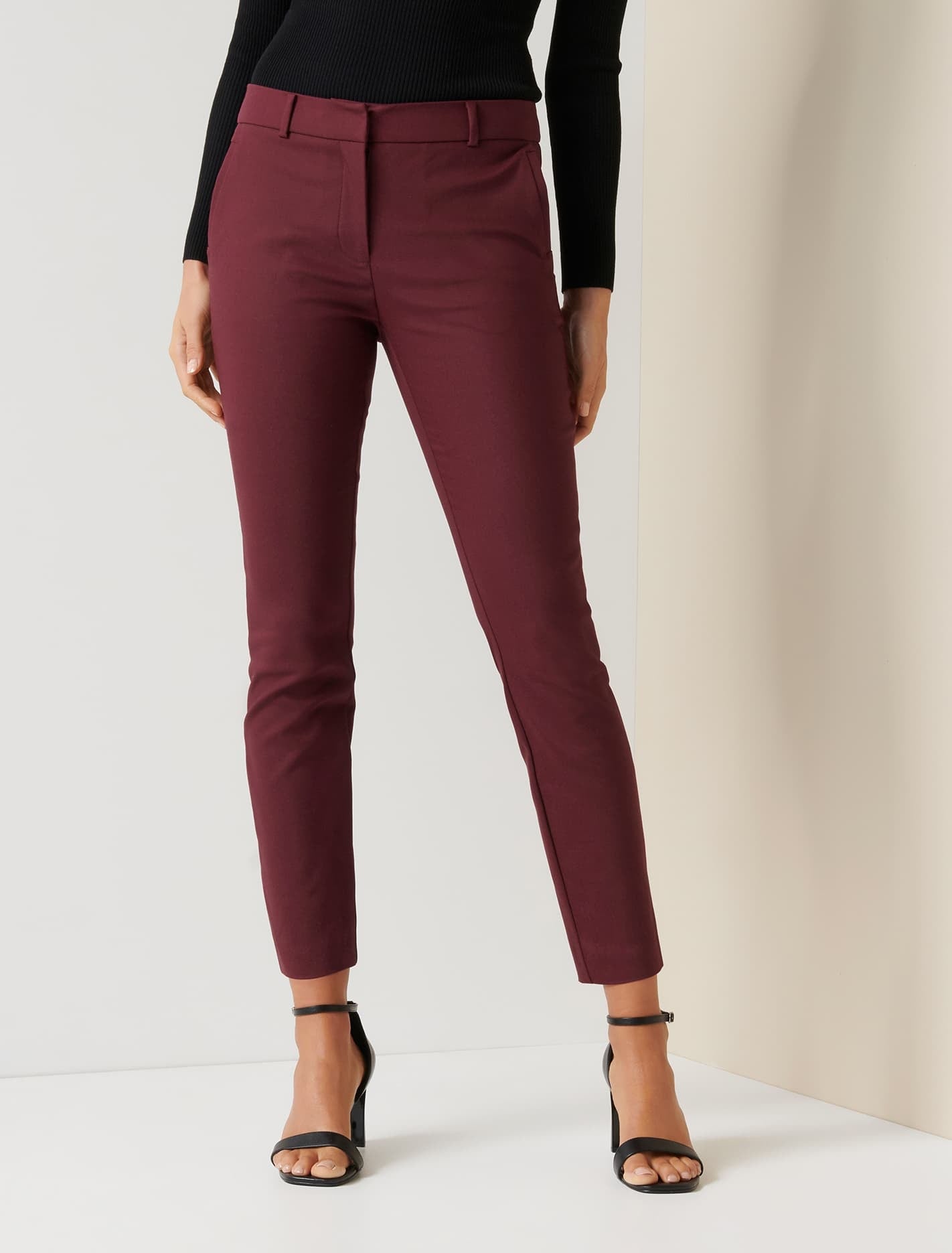 Grace 7/8th slim pants Wine