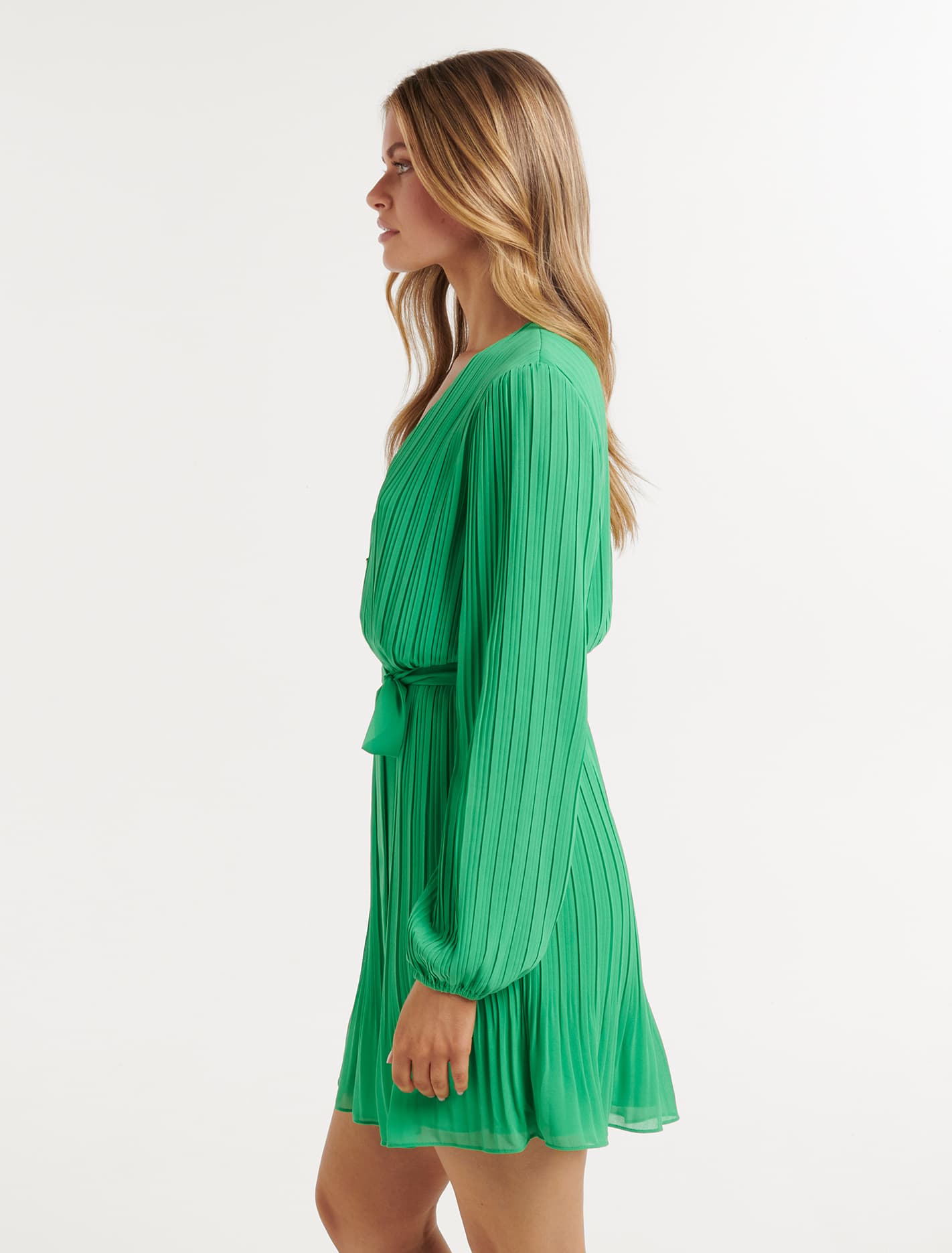 Leila Midi Dress Energetic Jade