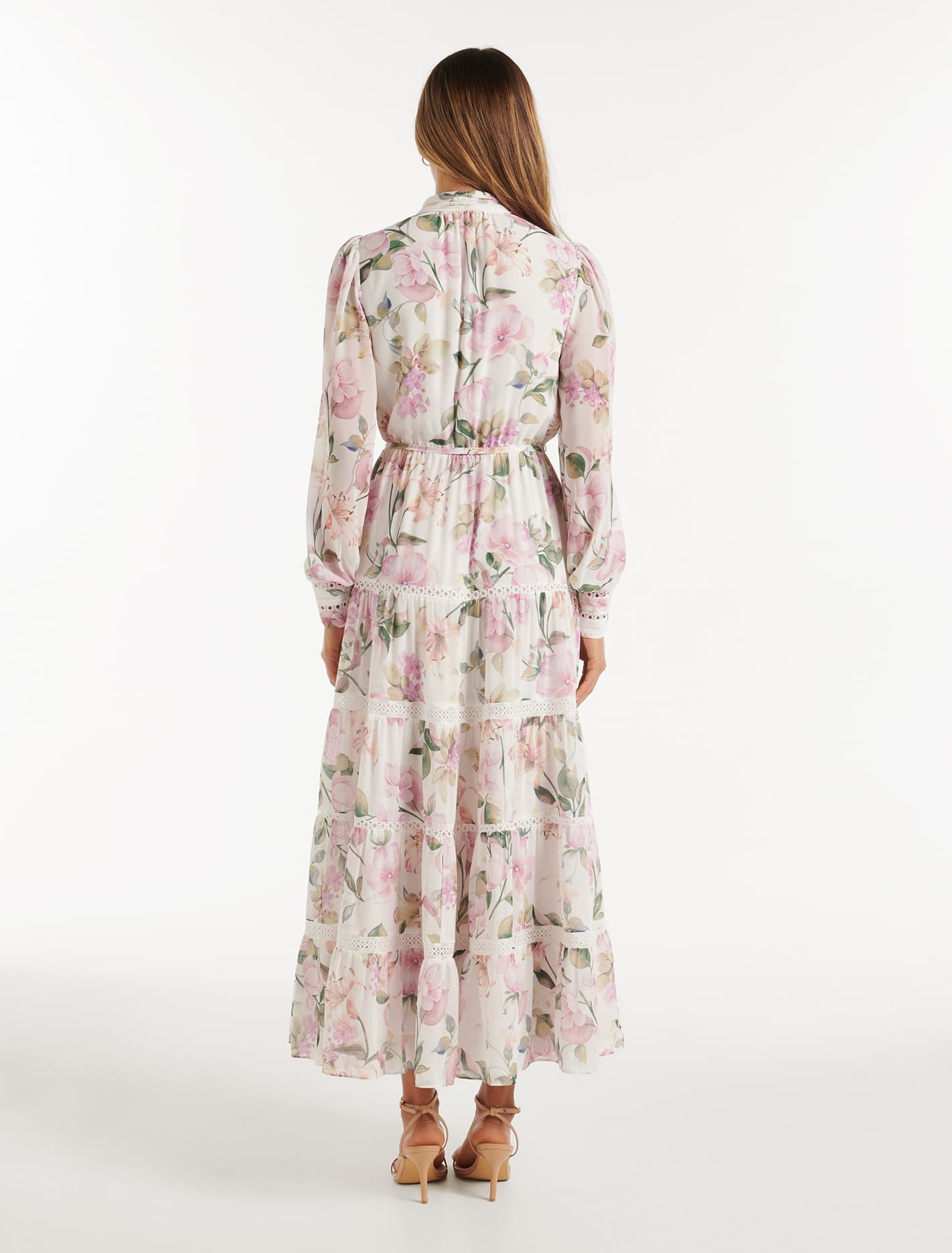 Juliette Trim Detail Midi Dress Small Holland Floral