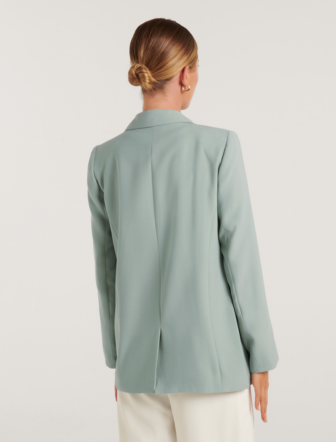 Bella Boyfriend Blazer Sage