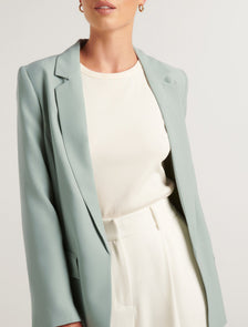 Bella Boyfriend Blazer Sage
